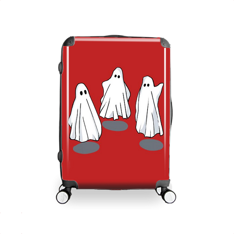 Lost Little Ghost Is Asking The Way, Halloween Hardside Luggage