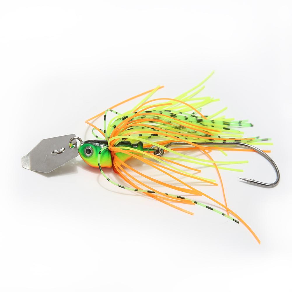 

Spinnerbaits Rotating Sequins Lead Head Fluff Artificial Fishing Lure Bait, And, 501 Original