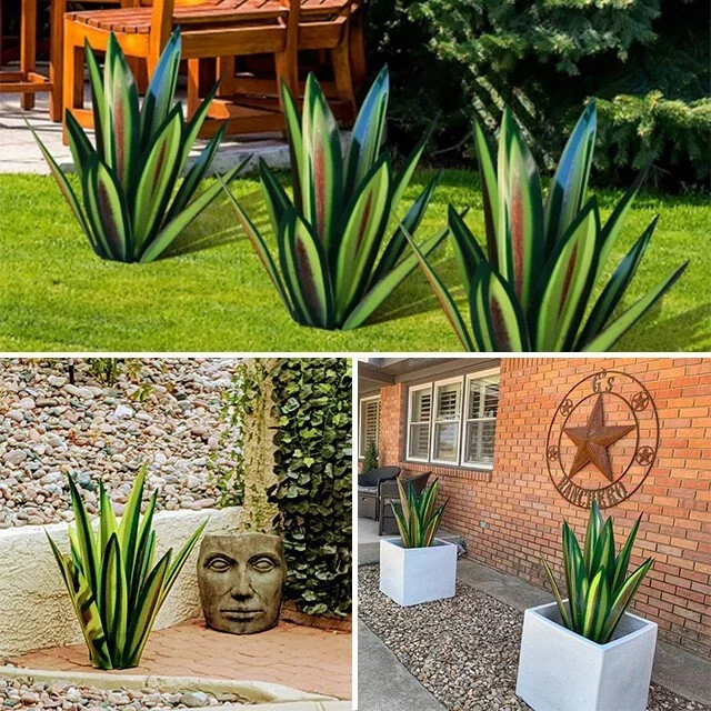 Trabladzer HandMade Painted Tequila Agave Plant