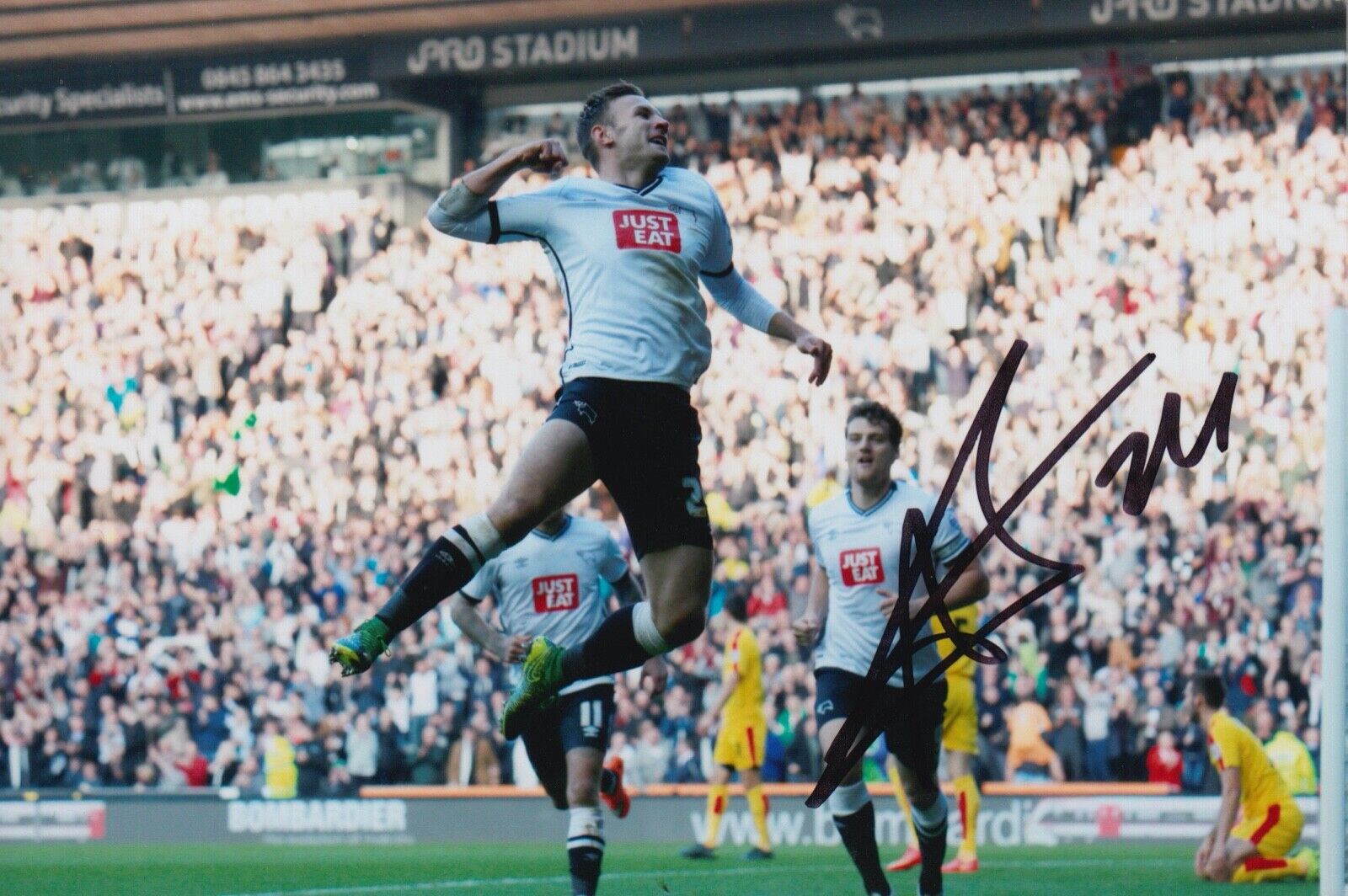 ANDREAS WEIMANN HAND SIGNED 6X4 Photo Poster painting - FOOTBALL AUTOGRAPH - DERBY COUNTY 1.