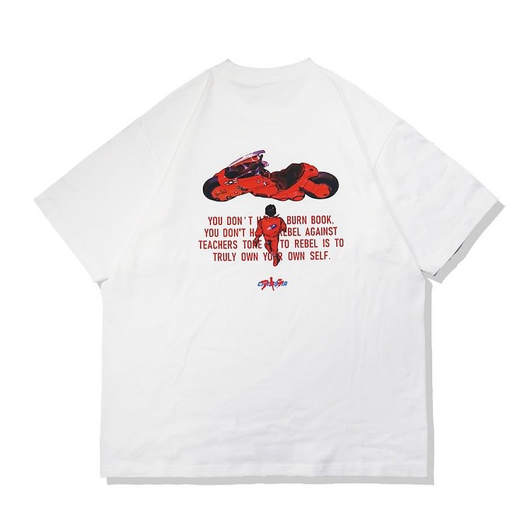 Pure Cotton Akira Kaneda Anime T-shirt weebmemes