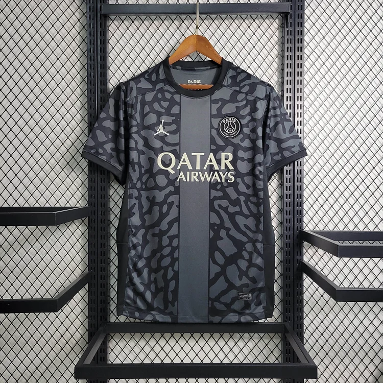 Paris Saint-Germain Third Shirt Top Kit 2023-2024 - Black
