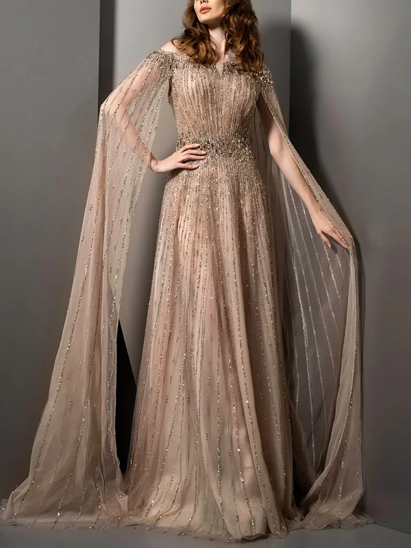 Sequin design models elegant wedding ladies dress