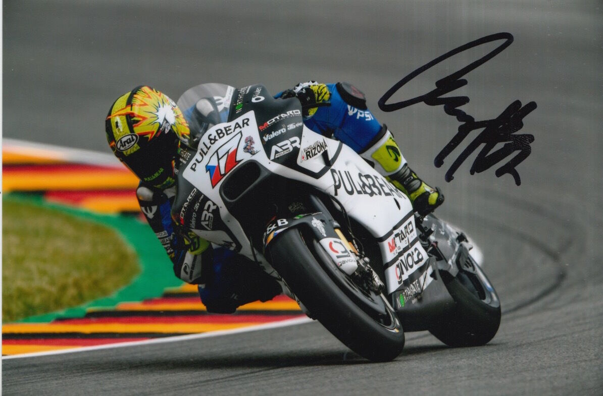 KAREL ABRAHAM HAND SIGNED PULL&BEAR ASPAR DUCATI 2017 MOTOGP 6X4 Photo Poster painting 1.