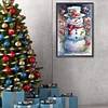 Diamond Painting-DIY Full Round Drill Snowman(60*40 CM)