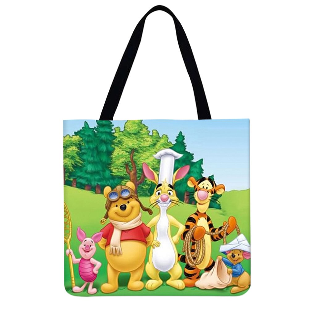 Linen Tote Bag - Cartoon