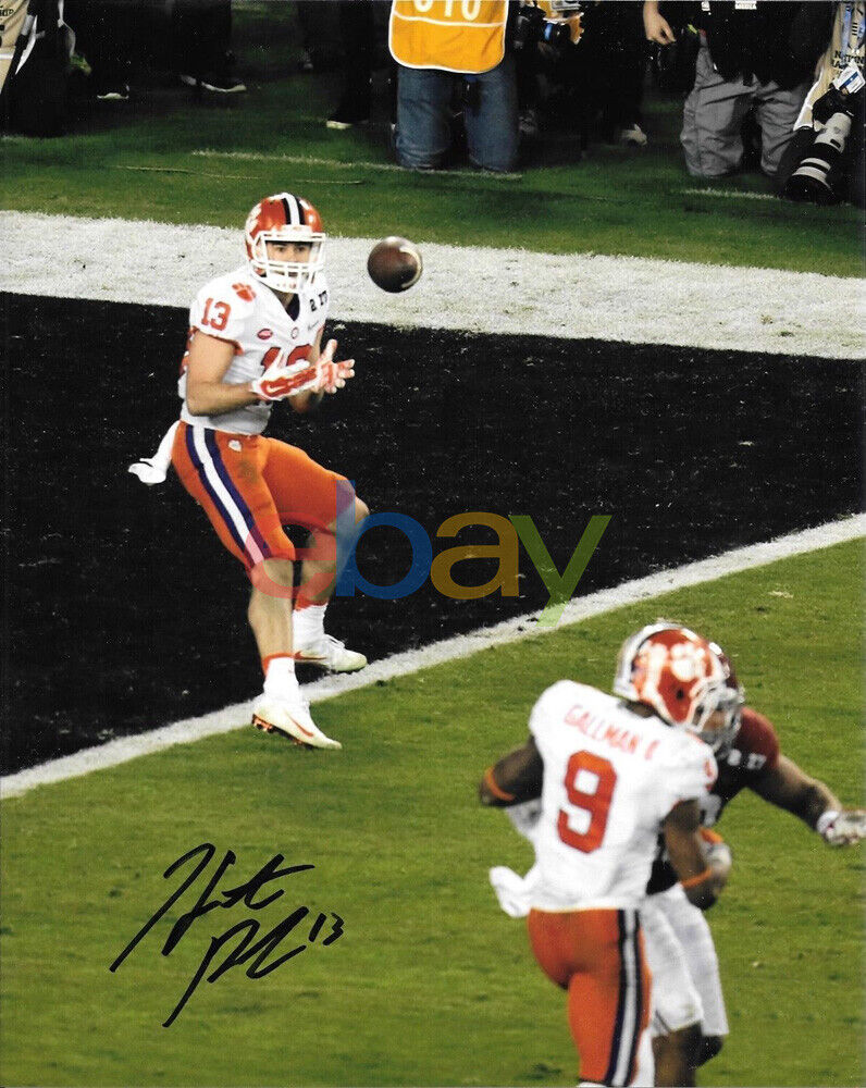 HUNTER RENFROW HAND SIGNED CLEMSON TIGERS NATIONAL CHAMP 8X10 Photo Poster painting reprint (2)