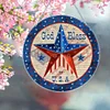 Diamond Painting Acrylic US Flag Star Pendant Wall Decor for Home