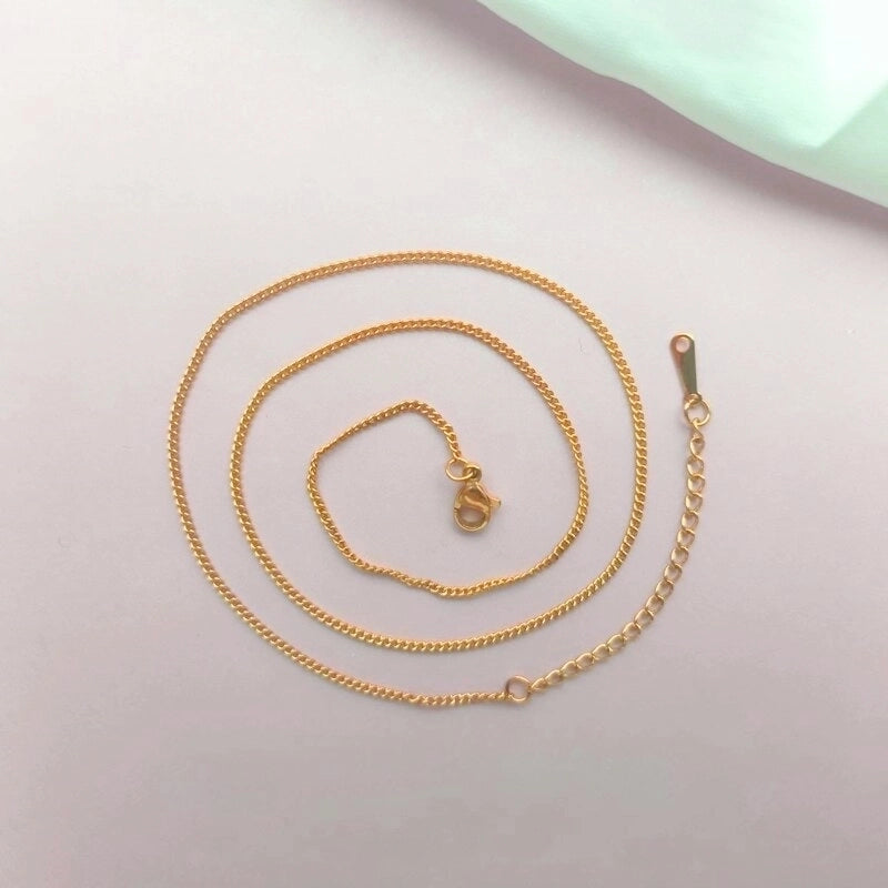 Casual Minimalist Solid Color 201 Stainless Steel Necklace