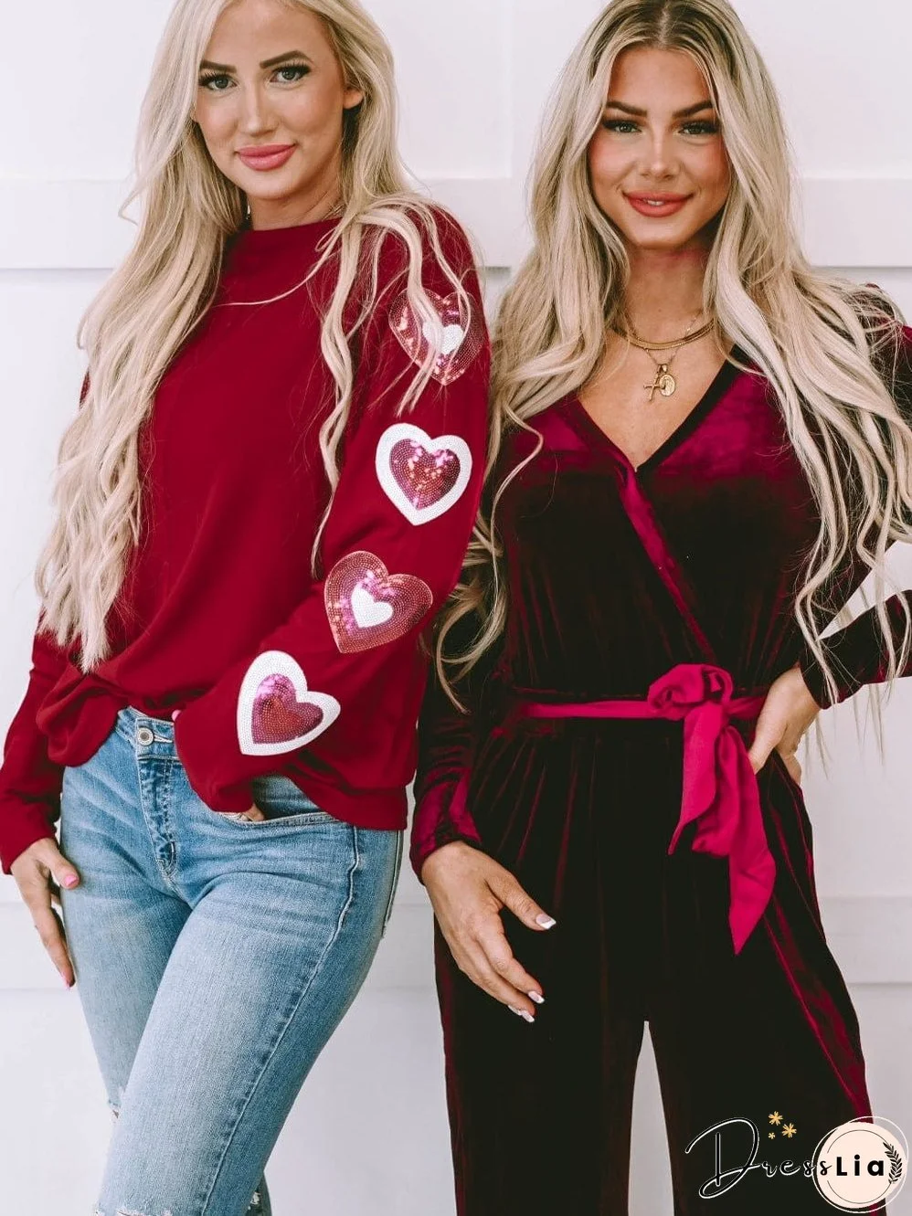 Deep Red Velvet Jumpsuit: Bold Statement