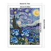 Van Gogh - Blue Rose-11CT Stamped Cross Stitch 40*50cm/15.75*19.69in