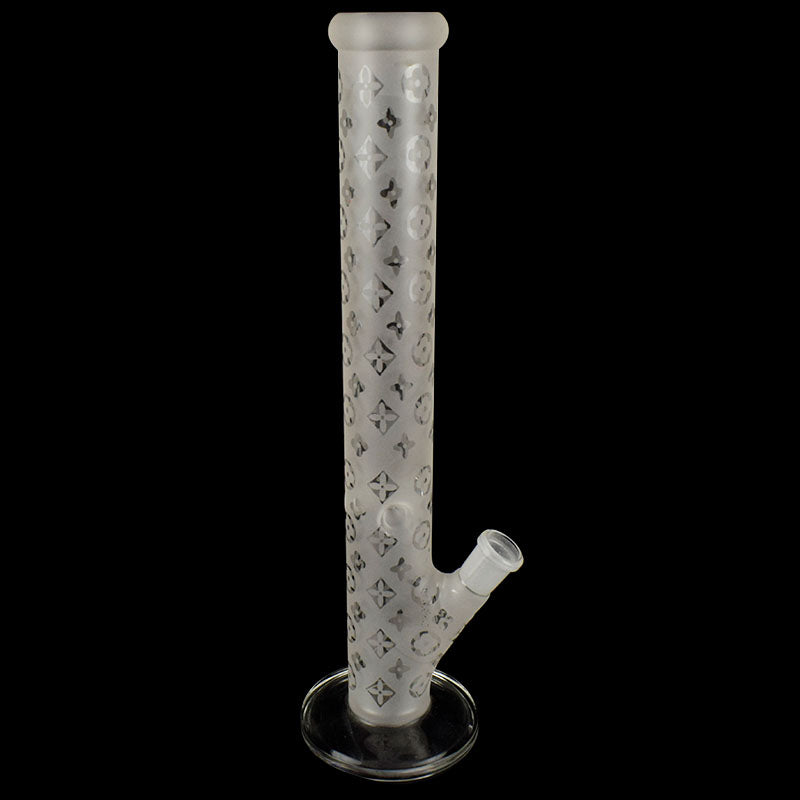 New Best Quality Straight Tube Bong with LV Pattern