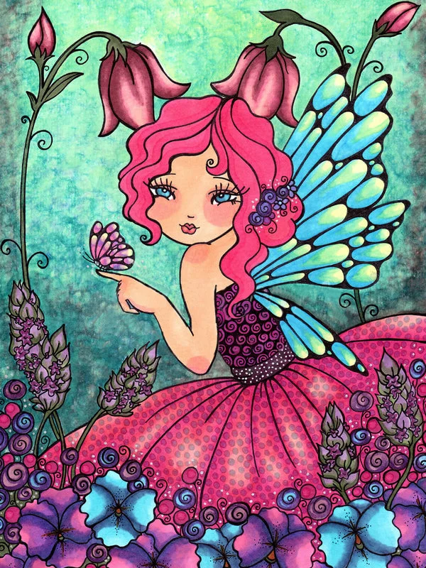 Big Eyes Doll 40*50CM(Canvas) Diamond Painting gbfke