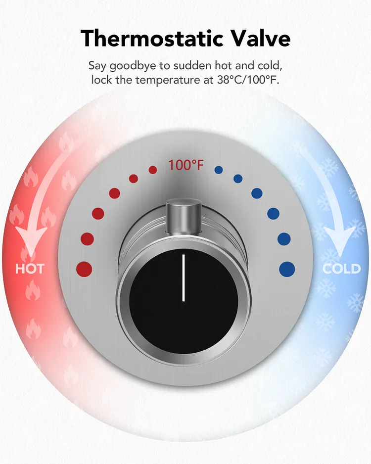 Matte Black Wall Mount Rainfall Shower Head With Handheld Shower
