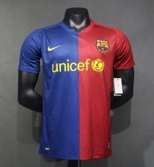 2008/2009 Retro Barcelona Football Shirt Home Champions League Player Edition 1:1 Thai Quality