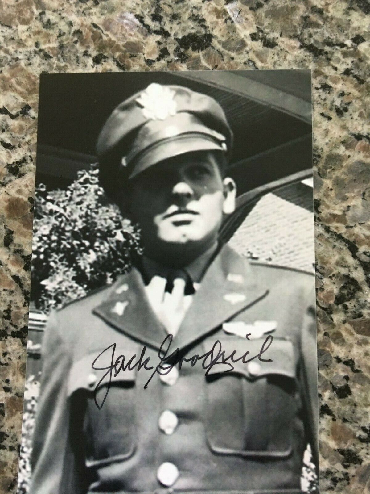 JACK GOODRICH CBI THEATER C-47 HUMP PILOT RARE SIGNED Photo Poster painting