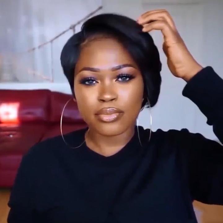 Black Heat-resisting Glamorous bob wig US Mall Lifes