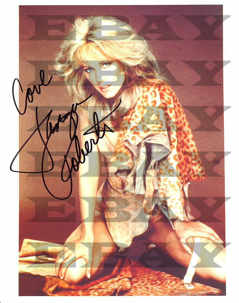 TANYA ROBERTS SHEENA QUEEN OF THE JUNGLE Autographed Signed 8x10 Photo Poster painting Rep