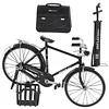 Metal simulation 1:10 traditional old-fashioned retro bicycle
