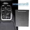 Center Console Panel ABS PC TPU Drink Armrest Cup Cover Black for VW 3C B6 B7 CC
