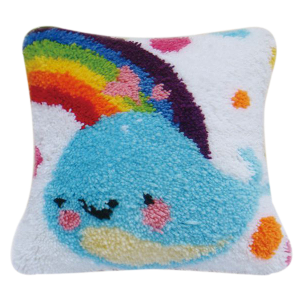 

Dolphin-Latch Hook Counted 3D Pillowcase Cross Stitch, 501 Original