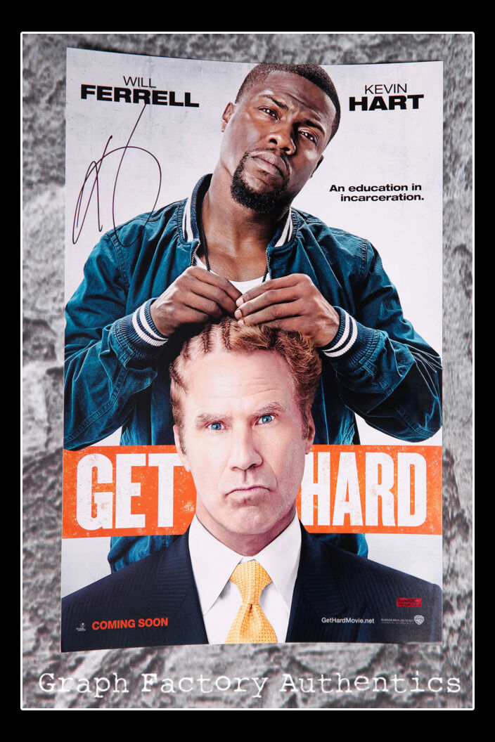 GFA Get Hard Movie Star * KEVIN HART * Signed 12x18 Photo Poster painting AD3 PROOF COA