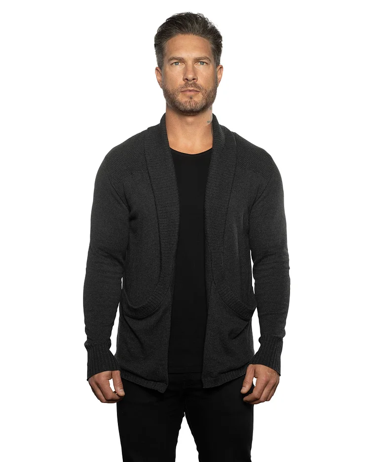 Men's Slim Cardigans With Bags