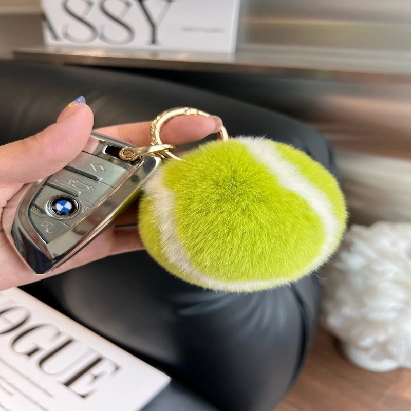 Minimalist Animal Plush Keychain