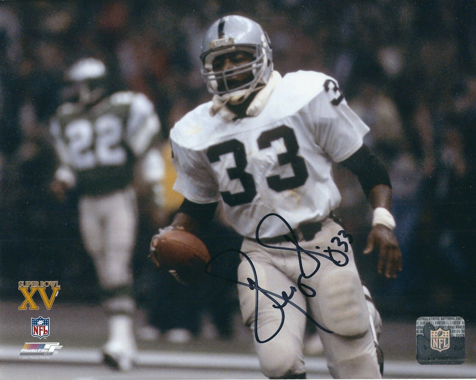 Signed 8x10 KENNY KING Oakland Raiders Autographed Photo Poster painting - w/COA