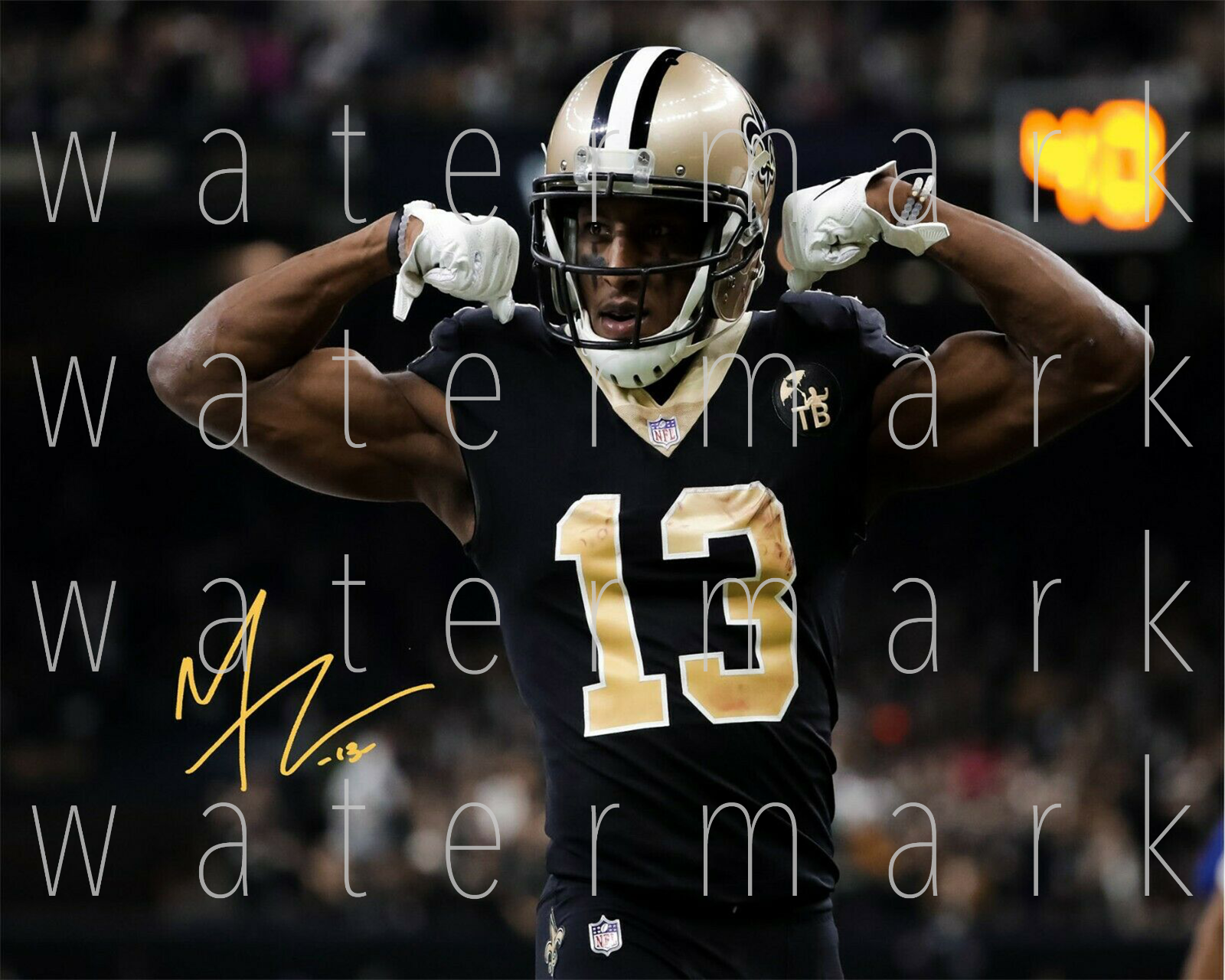 Michael Thomas Saints NFL Football signed 8X10 print Photo Poster painting poster autograph RP