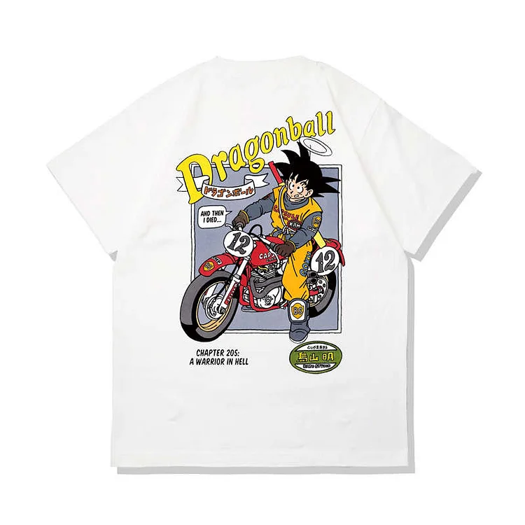 Pure Cotton Dragon Ball Son Goku Retro T-shirt weebmemes