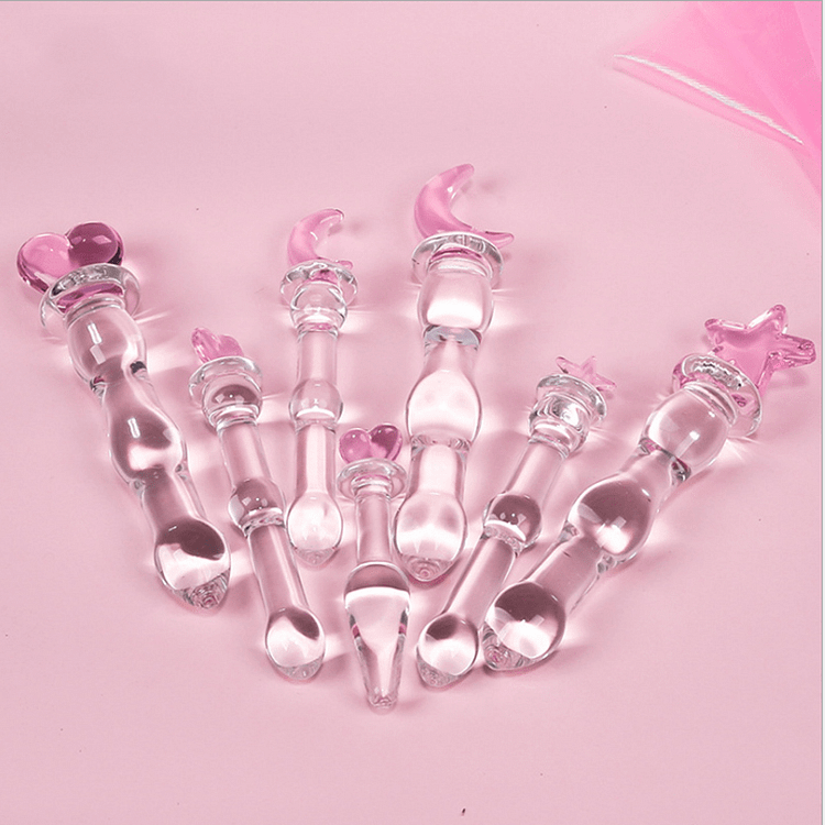 pornhint Pornhint Crystal Glass Dildo Penis Gay Sex Products Butt Plug Vaginal Anal Stimulation