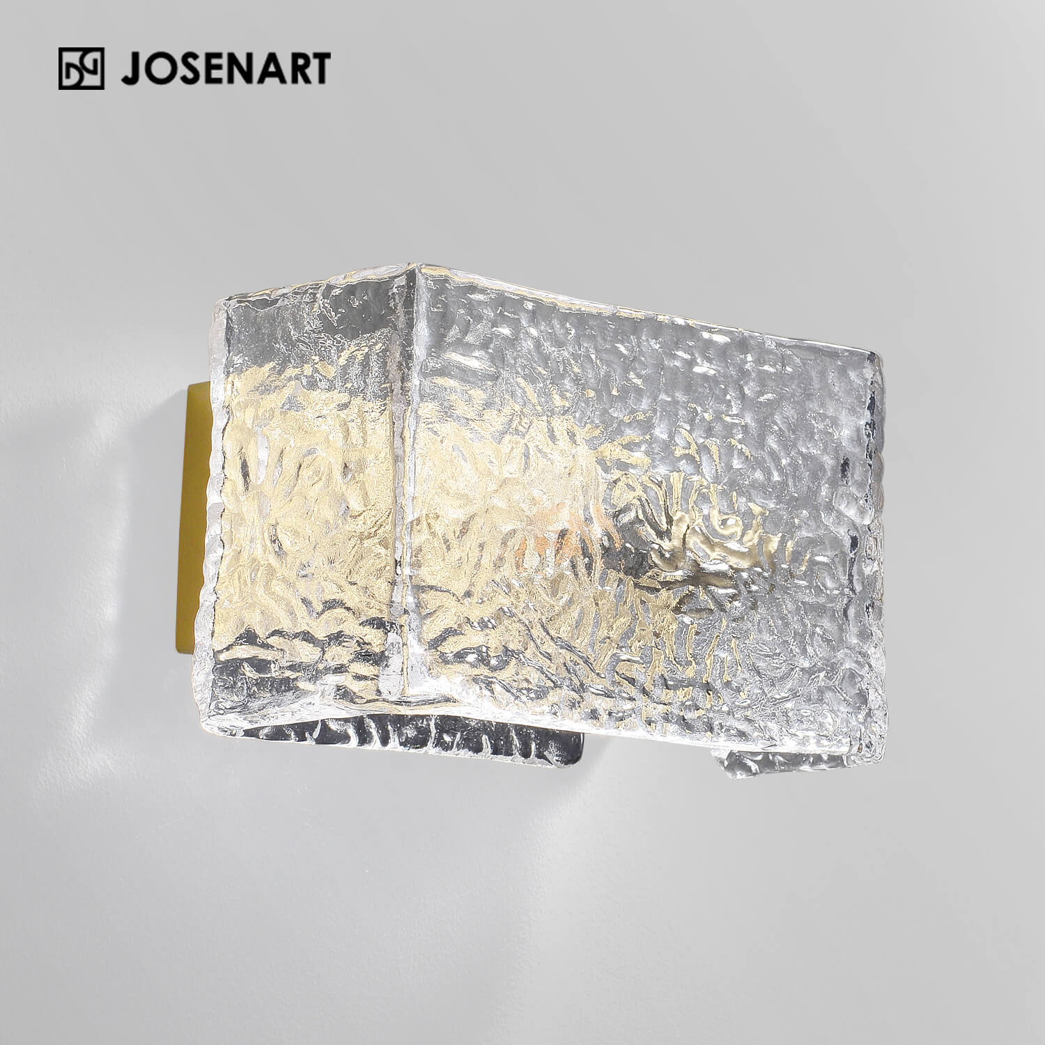 Kalmar Crystal Glass Wall Light JOSENART Josenart