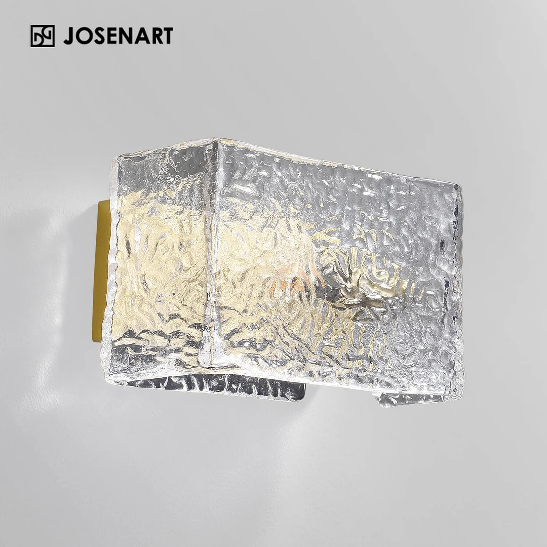 Kalmar Crystal Glass Wall Light JOSENART Josenart