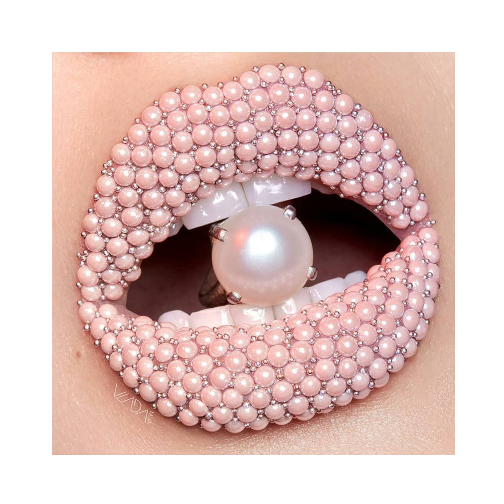 

Pearl Lips - Round Drill Diamond Painting - 30*30CM, 501 Original