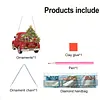 Crystal Diamond Painting Ornament Christmas Truck for Adults 7.87x7.87in