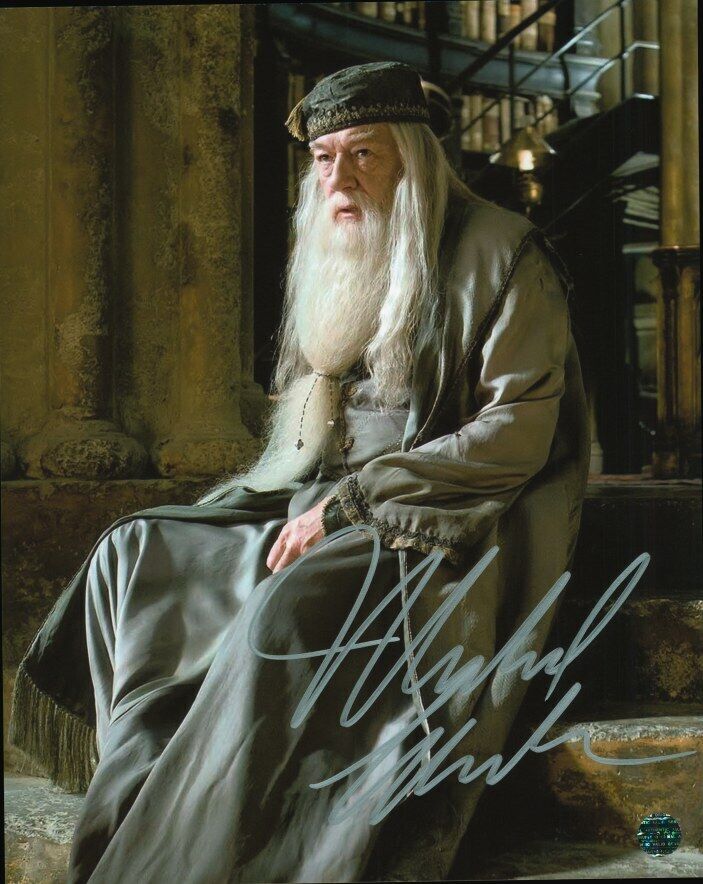 MICHAEL GAMBON Autographed Original 8x10 Photo Poster painting LOA TTM