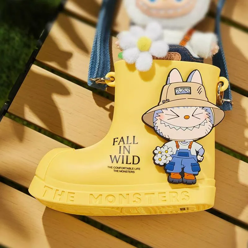 The Monsters Labubu Fall In Wild Series Rain Boot Bag