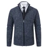 2023 New Autumn and Winter Men's Knitted Sweater Zipper Jacket