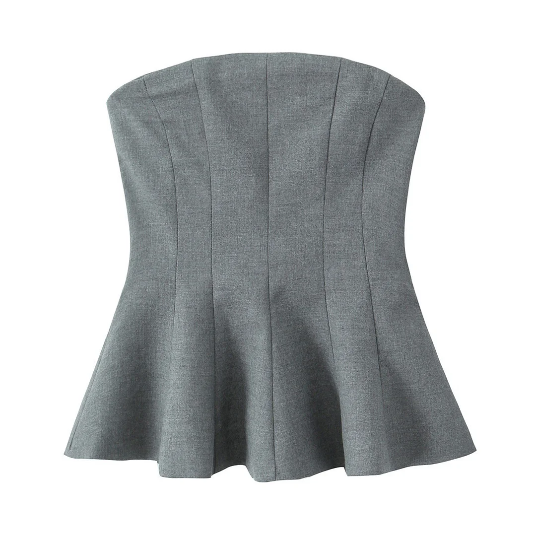 Nigikala Nigikala Women's Clothing INS Net Red Pop Fashion Skirt Under The Chest Top