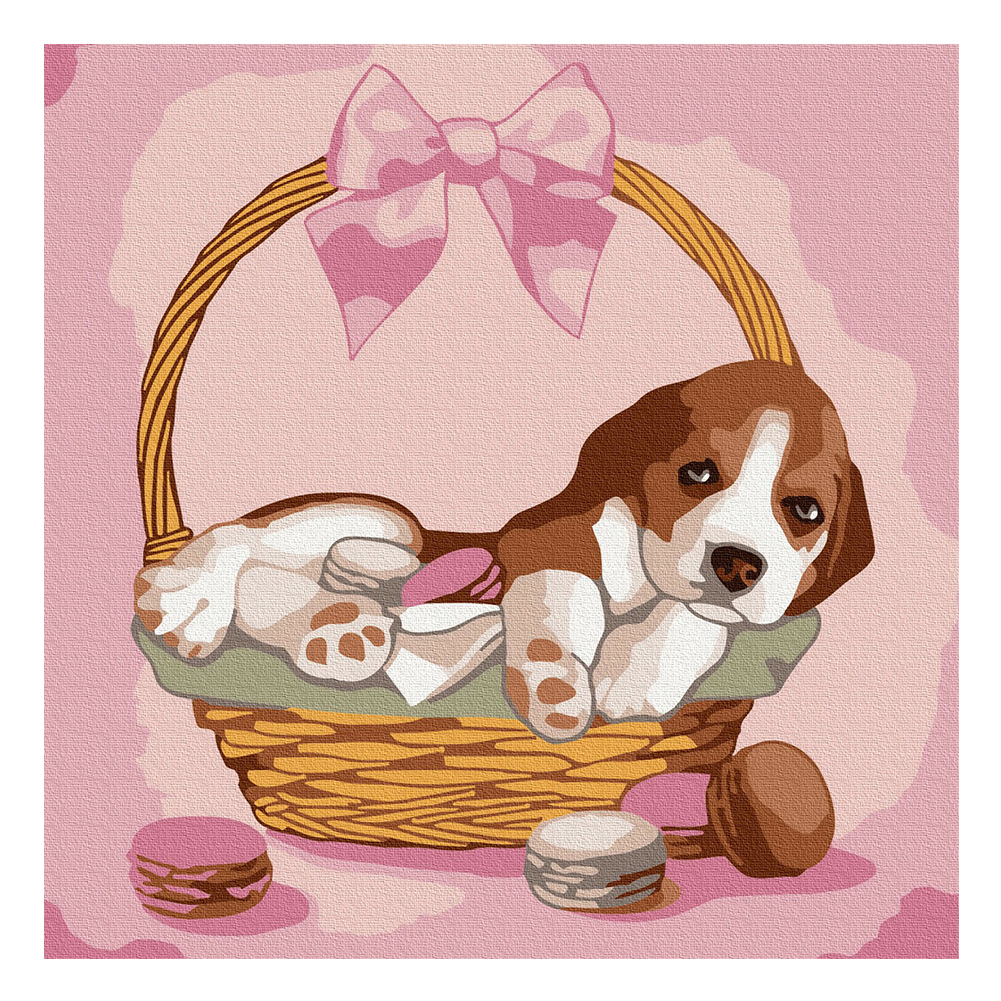 

Cute Dog - Round Drill Diamond Painting - 30*30CM, 501 Original
