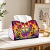 God Loving Home DIY PULeather Diamond Painting Tissue Box for Adults Beginners Large Size Diamond Art Paper Storage Holder for Living Room Bathroom Table Decor