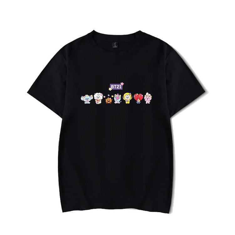 BT21 Flower Baby Creative T-shirt