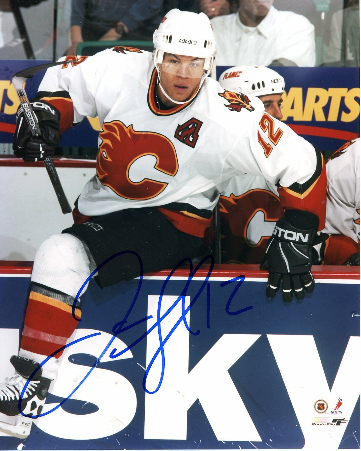 Jerome Iginla 8x10 color Photo Poster painting Calgary FlamesS116