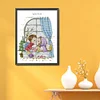 4 Season Window-Winter-14CT Stamped Cross Stitch Kit(29x38cm)