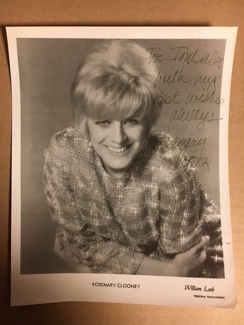 Rosemary Clooney Lovely 8x10 Signed Photo Poster painting Auction House COA**