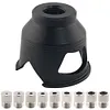 Right Angle Drill Hole Guide with 2-10 MM Drill Sleeve for Woodworking DIY Tools