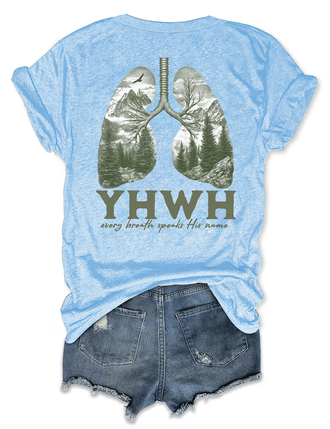 Yhwh Lungs Christian T-shirt