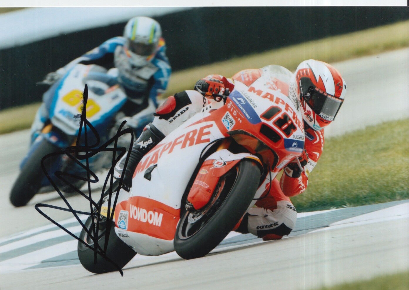 Nicolas Terol Hand Signed 7x5 Photo Poster painting Mapfre Aspar Suter Moto2 MotoGP 8.