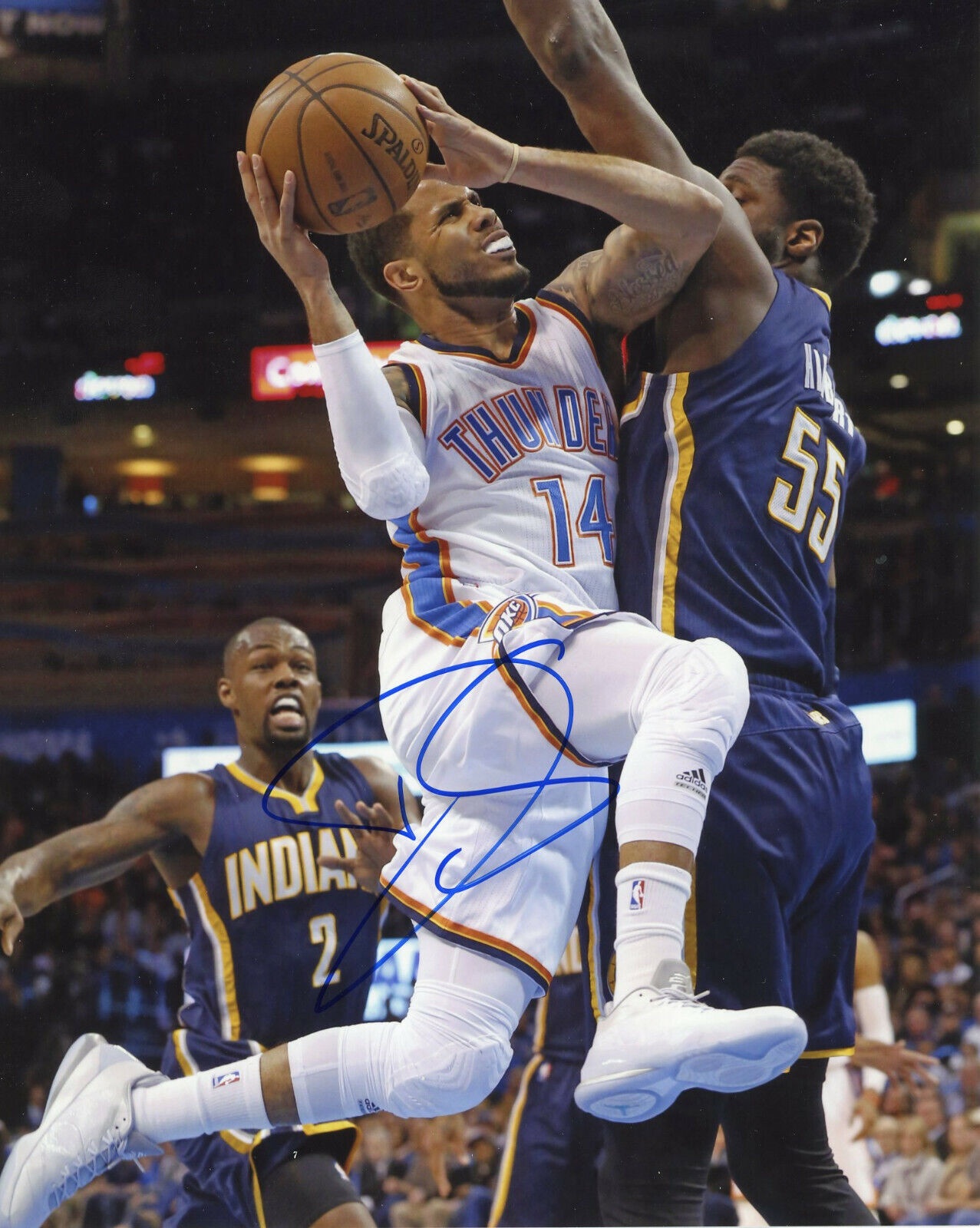 D J Augustin Autographed 8x10 Oklahoma City Thunder#S1269